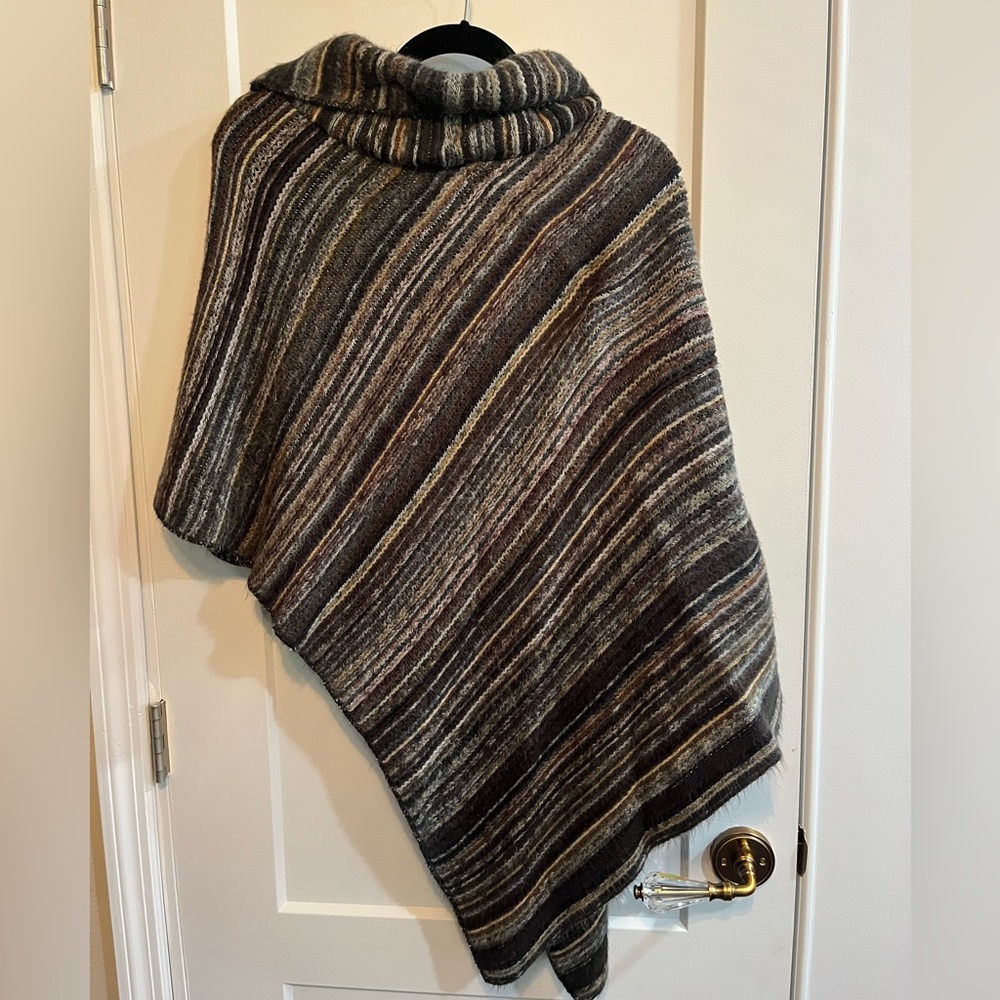 Big Buddha Multicolor Knit Poncho